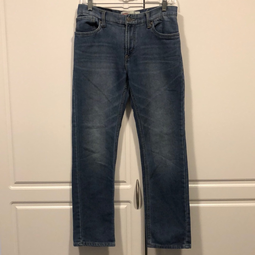 Levi's jeans Women's 18 regular 511 knit jean 29 x 29 blue denim jean EUC